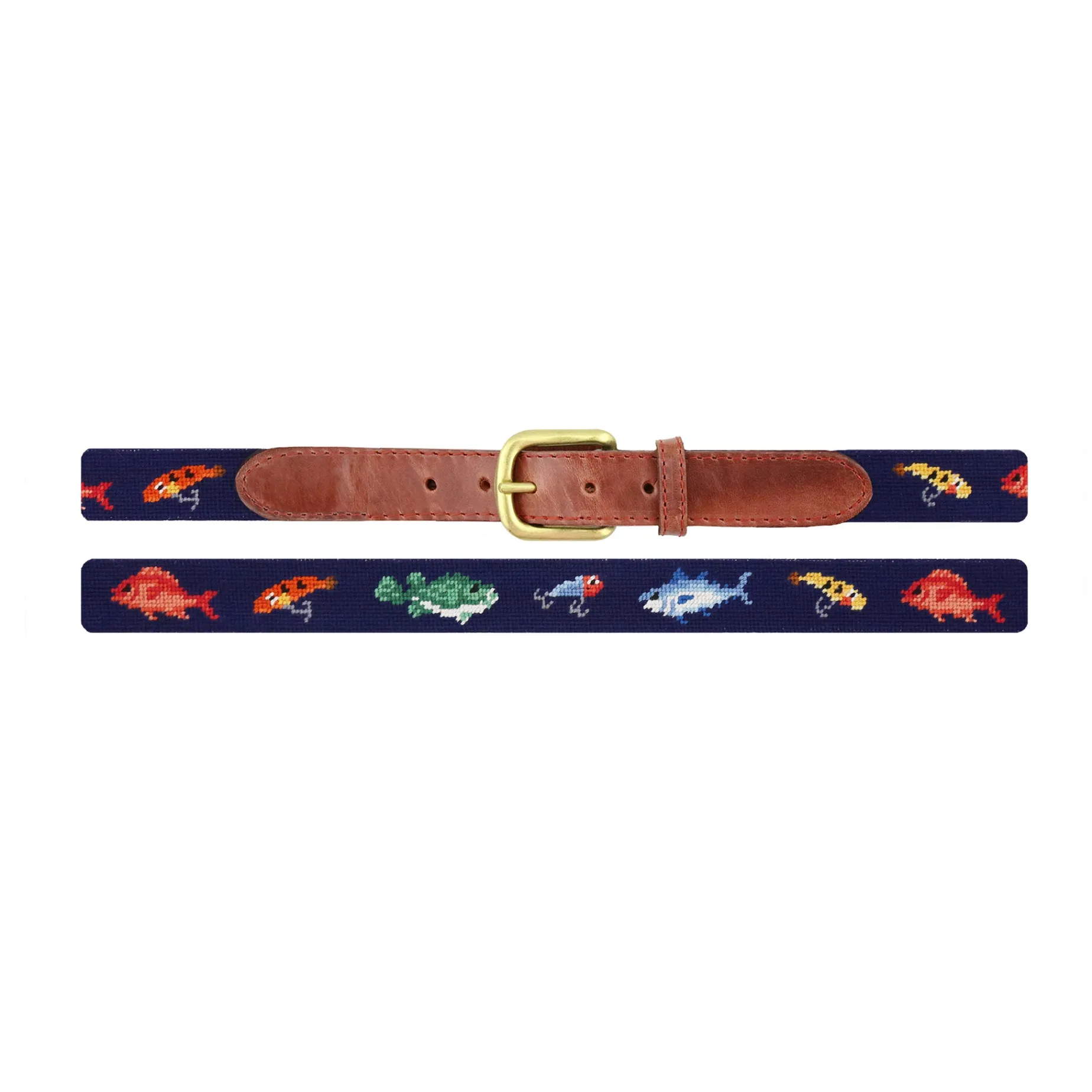 Fish and Tackle Children's Belt (Dark Navy)