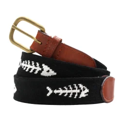 Fishbones Belt (Black) (Final Sale)