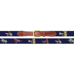 Fishing Flies Belt (Dark Navy)