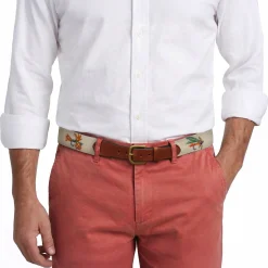 Fishing Flies Belt (Light Khaki)