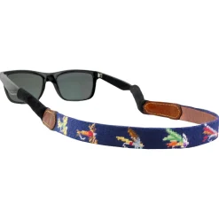 Fishing Flies Sunglass Strap (Dark Navy)