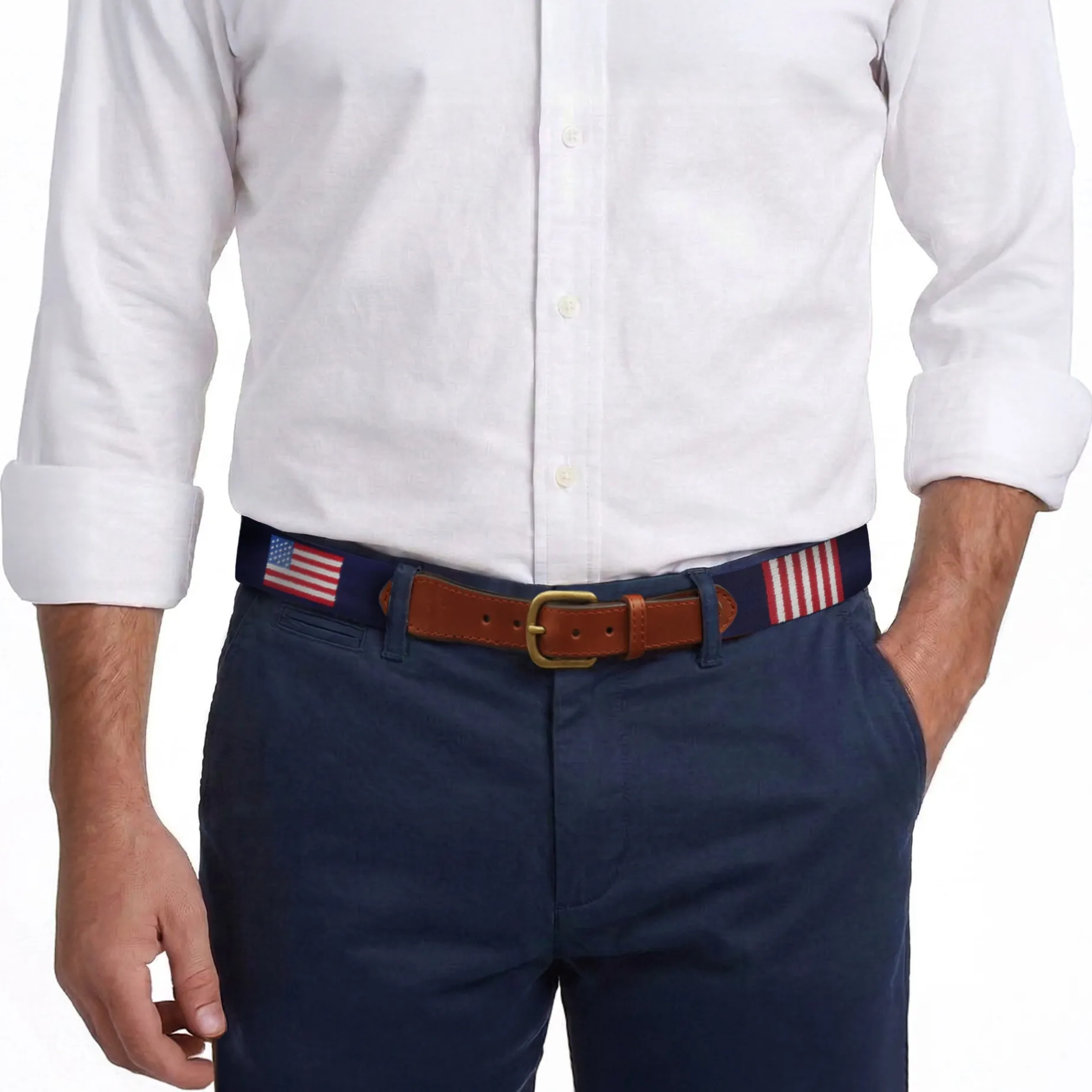 Flags of our Fathers Belt (Dark Navy)