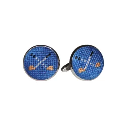 Golf Clubs Cufflinks (Blueberry)