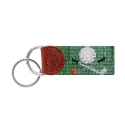 Golf Clubs Key Fob (Sage)