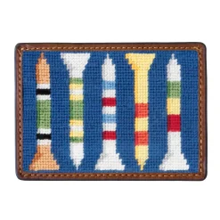 Golf Tees Card Wallet (Blueberry)