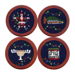 Griswold Christmas Coasters (Dark Navy)
