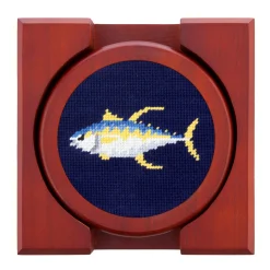 Gulf Coast Fish Coasters (Dark Navy)