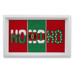 Ho Ho Ho Valet Tray (White Wood)