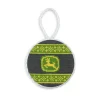 John Deere Fairisle Ornament (Charcoal)