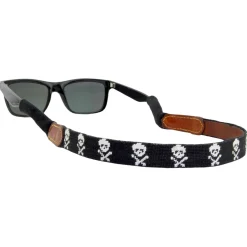 Jolly Roger Sunglass Strap (Black)
