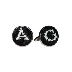 Letter Cufflinks (Black)