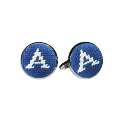 Letter Cufflinks (Blueberry)