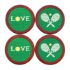 Love All Coasters (Dark Kelly)