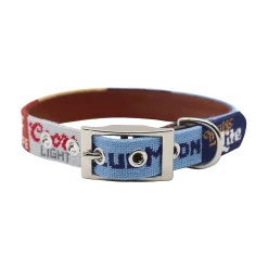 Molson Coors Great American Beer Labels Dog Collar