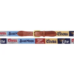 Molson Coors Great American Beer Labels Belt