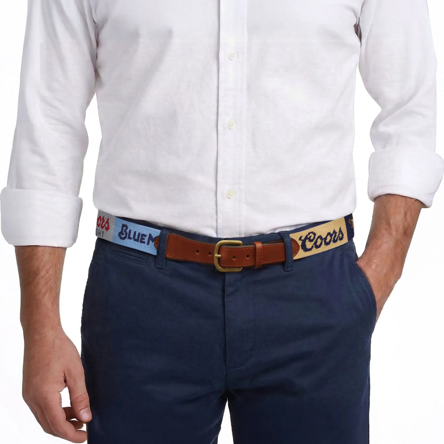 Molson Coors Great American Beer Labels Belt