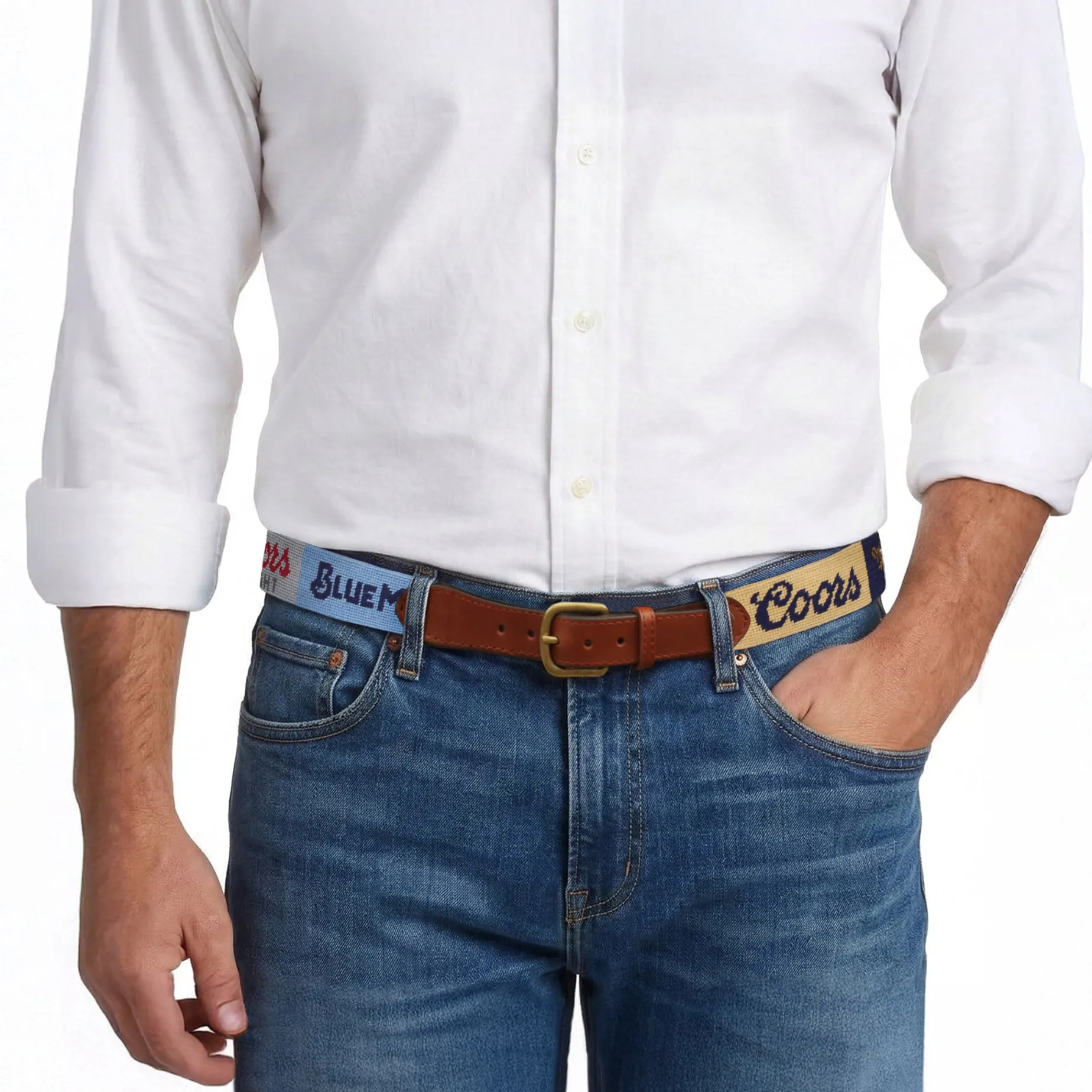 Molson Coors Great American Beer Labels Belt