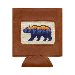 Mountain Bear Can Cooler (Light Khaki)