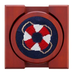 Nautical Life Coasters (Dark Navy)