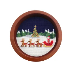 North Pole Wine Bottle Coaster
