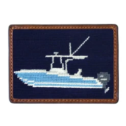 Power Boat Card Wallet (Dark Navy)