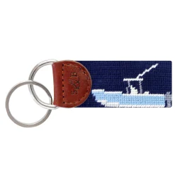 Power Boat Key Fob (Dark Navy)