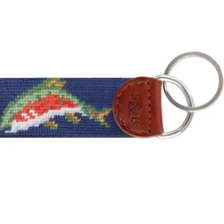 Rainbow Trout Key Fob (Classic Navy)