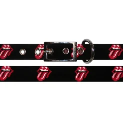 Rolling Stones Dog Collar (Black)