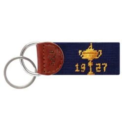 Ryder Cup 1927 Trophy-American Flag Key Fob (Dark Navy)