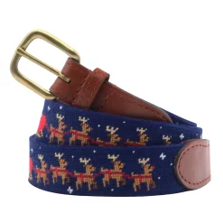 Santa's Sleigh Belt (Dark Navy)