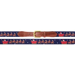 Santa's Sleigh Belt (Dark Navy)