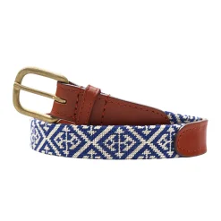 Scarsdale Children's Belt (Classic Navy-Light Khaki)
