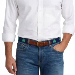 Shamrock Belt (Dark Navy)