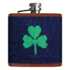 Shamrock Flask (Dark Navy)
