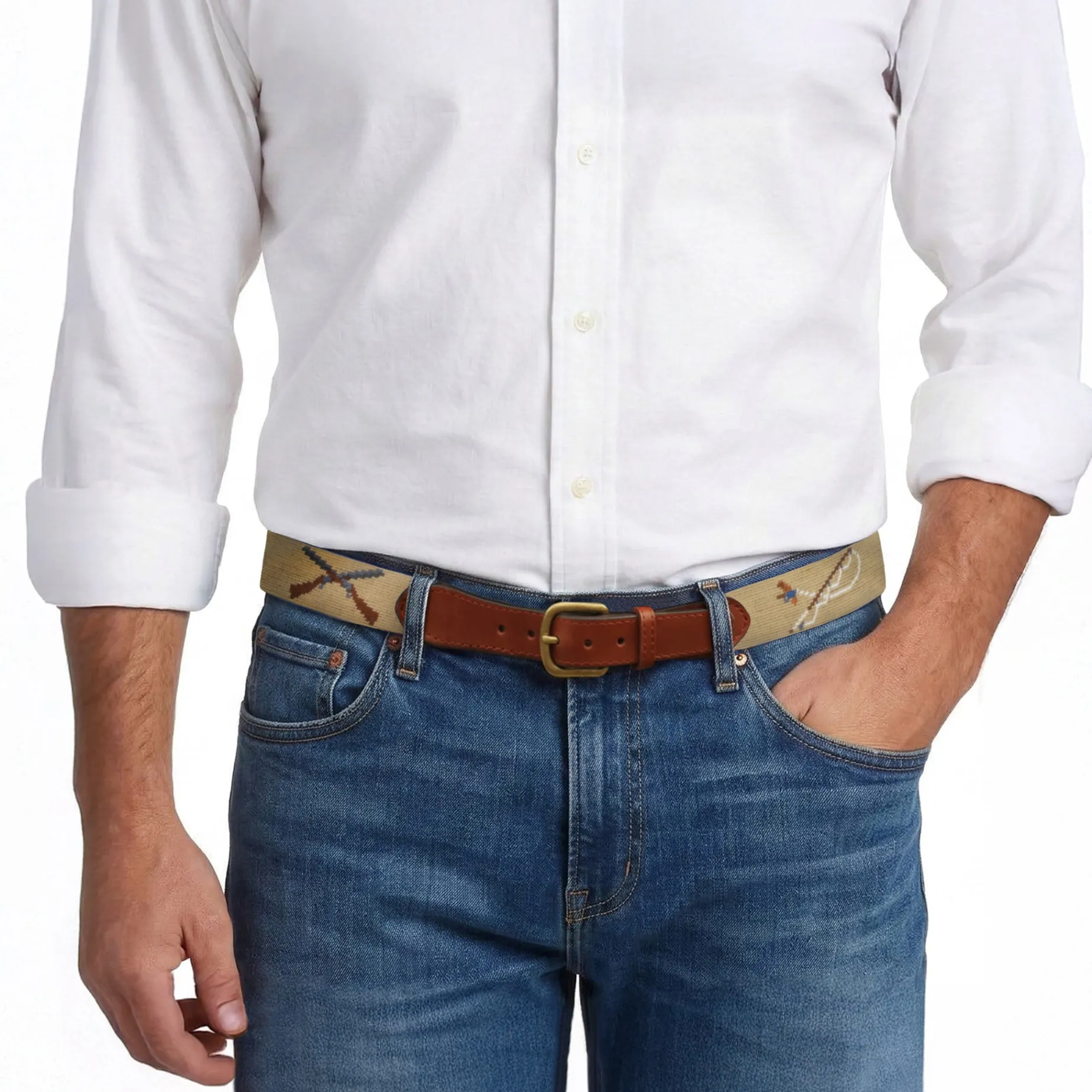 Southern Sportsman Belt (Dark Khaki)