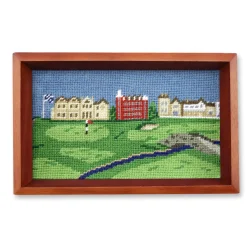 St Andrews Scene Valet Tray (Chestnut Wood)