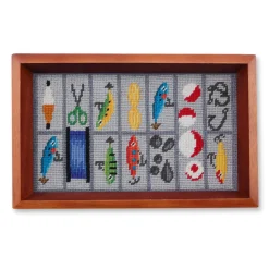 Tackle Box Valet Tray (Chestnut Wood)