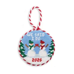 We Said I Do Snowmen 2026 Ornament