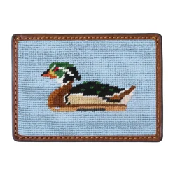 Wood Duck Card Wallet (Antique Blue)