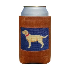 Yellow Lab Can Cooler (Classic Navy)