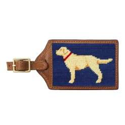 Yellow Lab Luggage Tag (Classic Navy)