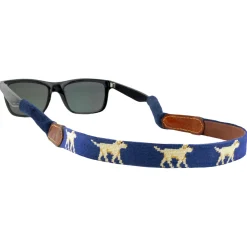 Yellow Lab Walking Sunglass Strap (Classic Navy)